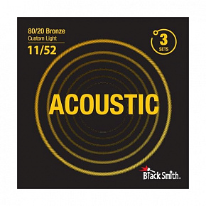 BLACKSMITH 80/20 Bronze Custom Light 11/52 3 Sets